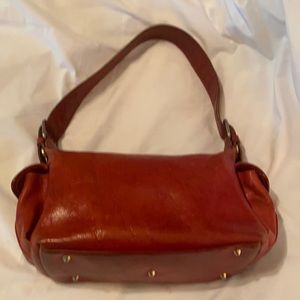 Marino Orlandi Italy Oxblood Red Leather Bag GUC